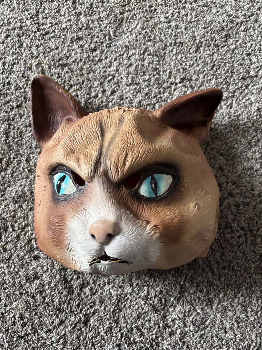 Cat Face Mask - Brown Cat Costume Kids to Adult